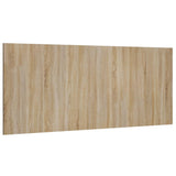 Bed Headboard Sonoma Oak 200x1.5x80 cm Engineered Wood