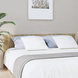 Bed Headboard Sonoma Oak 200 cm Engineered Wood