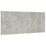 Bed Headboard Concrete Grey 200x1.5x80 cm Engineered Wood