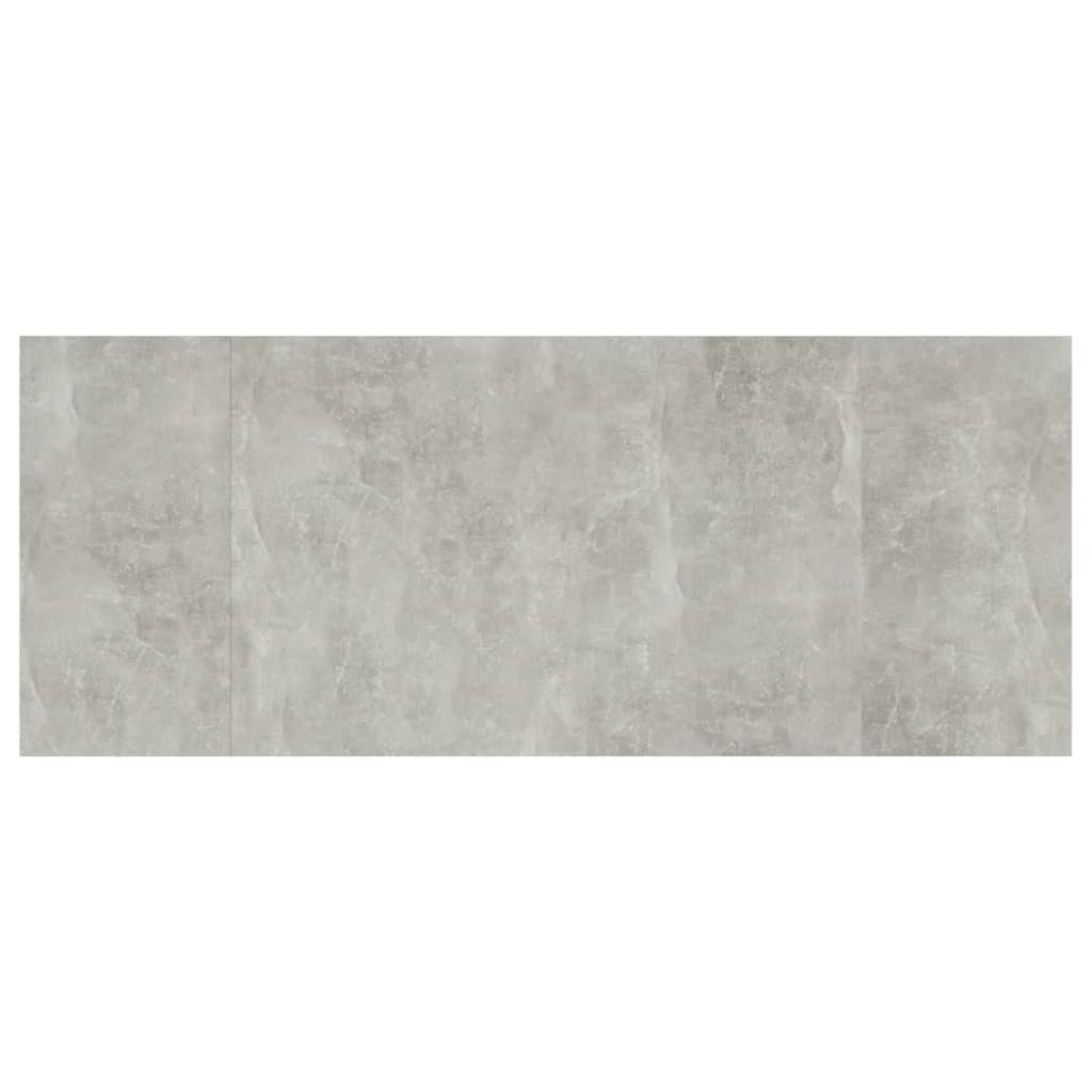 Bed Headboard Concrete Grey 200 cm Engineered Wood