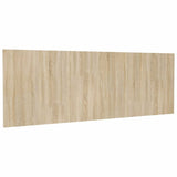 Wall Headboard Sonoma Oak 240x1.5x80 cm Engineered Wood - Front View