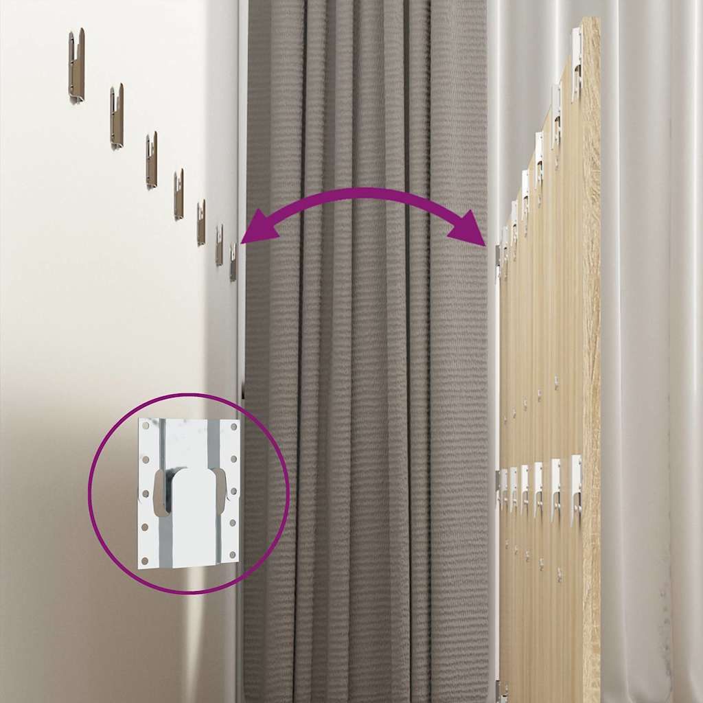 Wall Headboard Sonoma Oak 240 cm Engineered Wood
