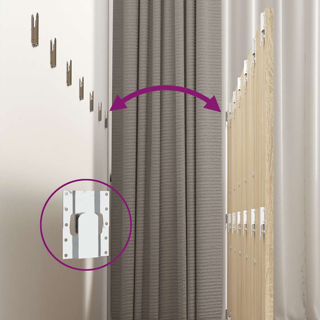 Wall Headboard Sonoma Oak 240x1.5x80 cm Engineered Wood