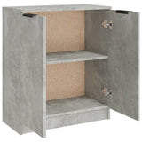 Sideboard Concrete Grey 60x30x70 cm Engineered Wood - 45-Degree Angle