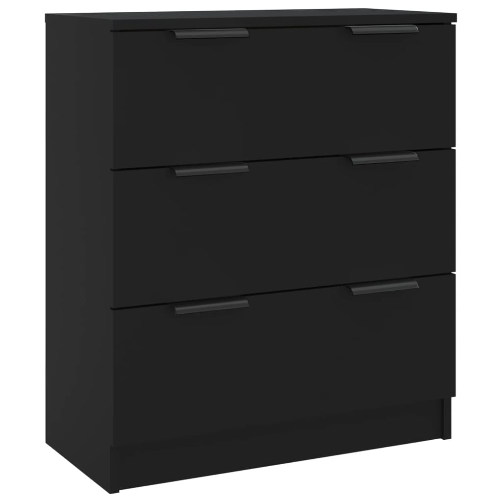 Sideboard Black 60x30x70 cm Engineered Wood