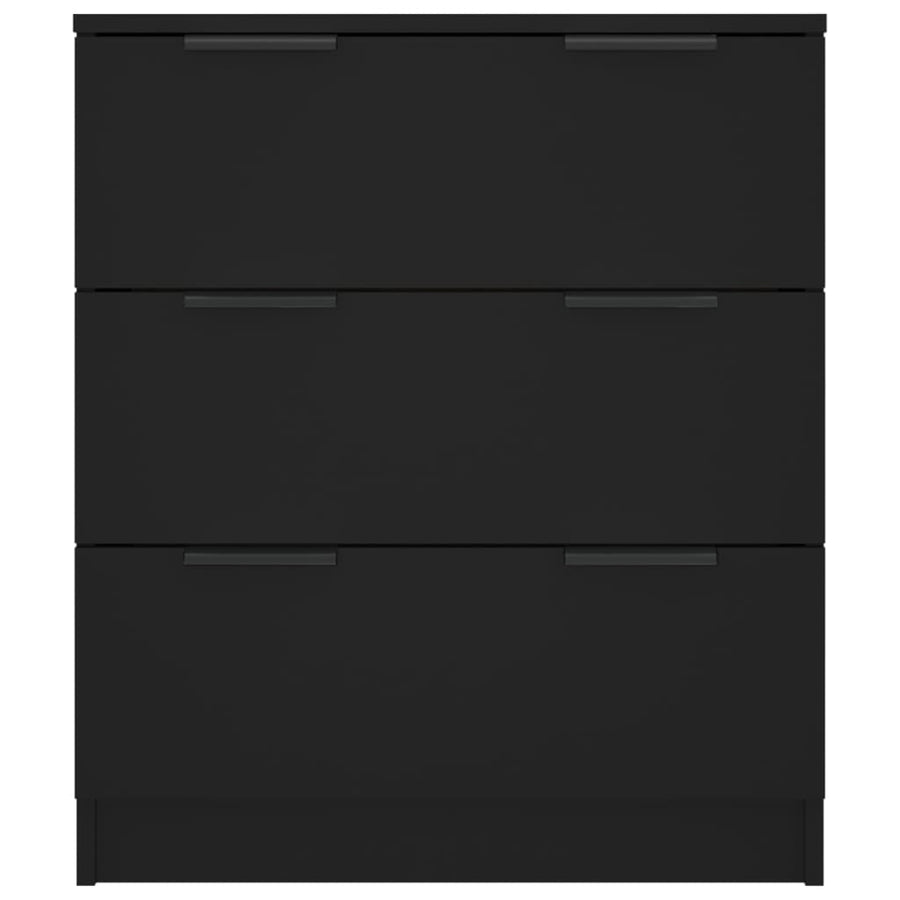 Sideboard Black 60x30x70 cm Engineered Wood