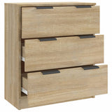 Sideboard Sonoma Oak 60x30x70 cm Engineered Wood - Close-Up Angle