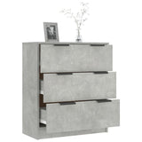 Sideboard Concrete Grey 60x30x70 cm Engineered Wood - Top-Down View