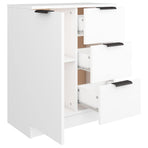 Sideboard White 60x30x70 cm Engineered Wood