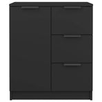 Sideboard Black 60x30x70 cm Engineered Wood
