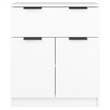 Sideboard White 60x30x70 cm Engineered Wood - 45-Degree Angle