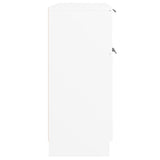 Sideboard White 60x30x70 cm Engineered Wood - Rear View