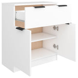 Sideboard White 60x30x70 cm Engineered Wood - Close-Up Angle