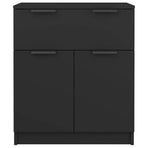 Sideboard Black 60x30x70 cm Engineered Wood