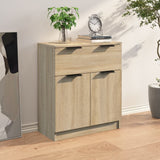 Sideboard Sonoma Oak 60x30x70 cm Engineered Wood - Side View