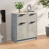 Sideboard Concrete Grey 60x30x70 cm Engineered Wood - Side View