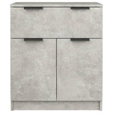 Sideboard Concrete Grey 60x30x70 cm Engineered Wood - 45-Degree Angle