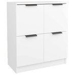 Sideboard White 60x30x70 cm Engineered Wood