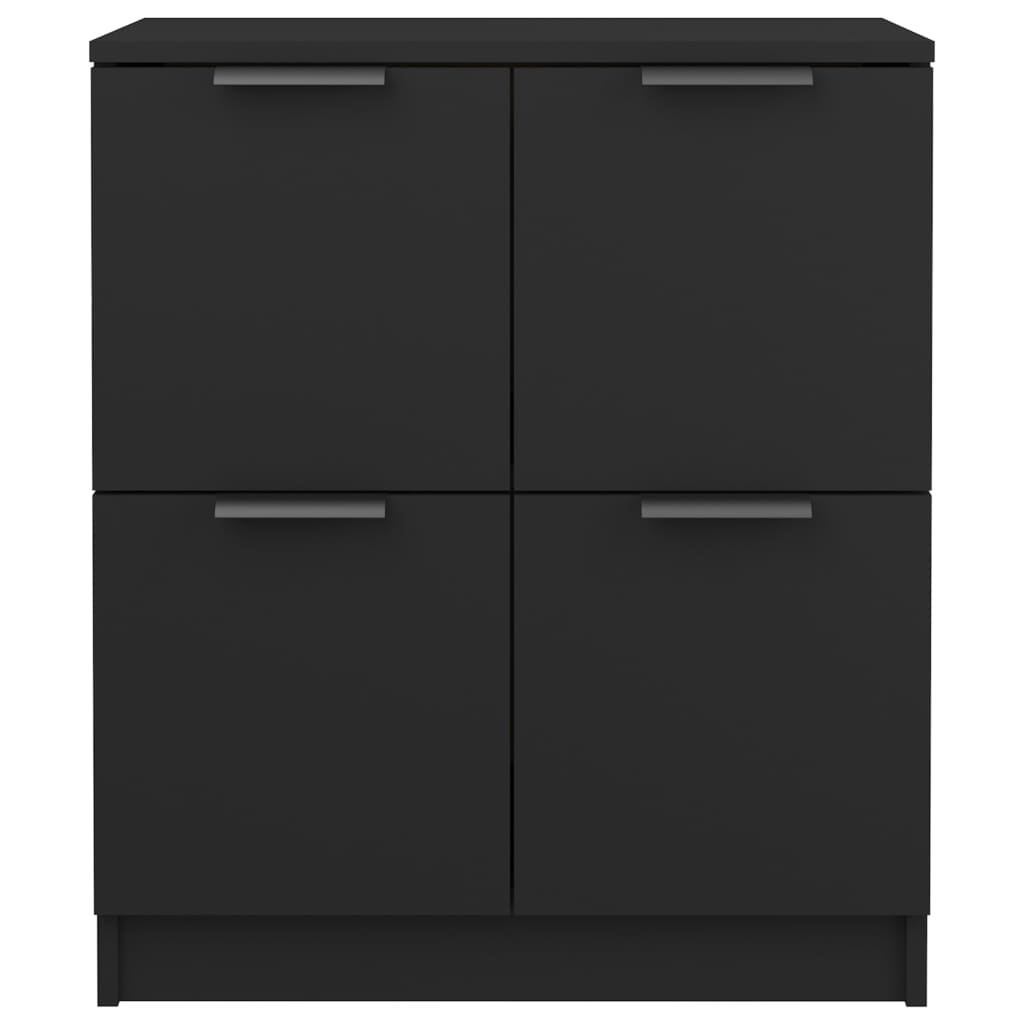 Sideboard Black 60x30x70 cm Engineered Wood