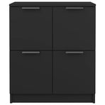 Sideboard Black 60x30x70 cm Engineered Wood