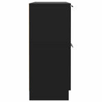 Sideboard Black 60x30x70 cm Engineered Wood