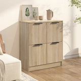 Sideboard Sonoma Oak 60x30x70 cm Engineered Wood - Side View