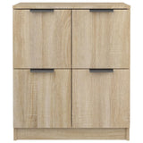 Sideboard Sonoma Oak 60x30x70 cm Engineered Wood - 45-Degree Angle