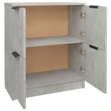 Sideboard Concrete Grey 60x30x70 cm Engineered Wood - Close-Up Angle