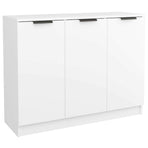 Sideboard White 90.5x30x70 cm Engineered Wood