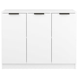 Sideboard White 90.5x30x70 cm Engineered Wood