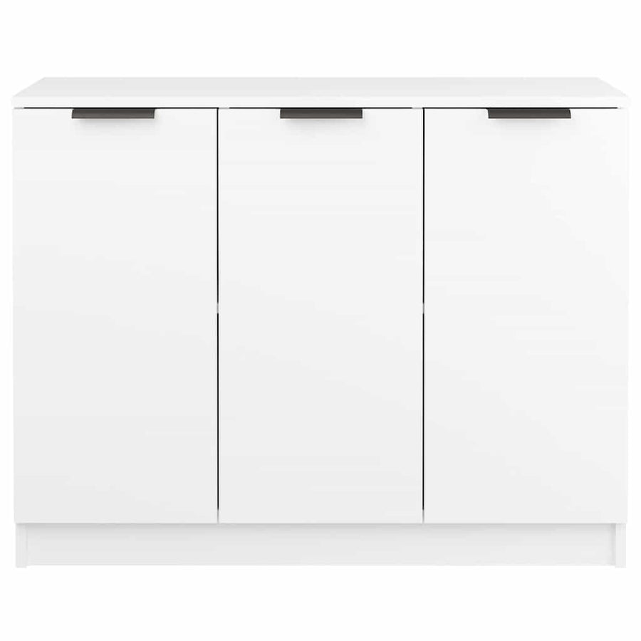 Sideboard White 90.5x30x70 cm Engineered Wood