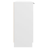 Sideboard White 90.5x30x70 cm Engineered Wood - Rear View