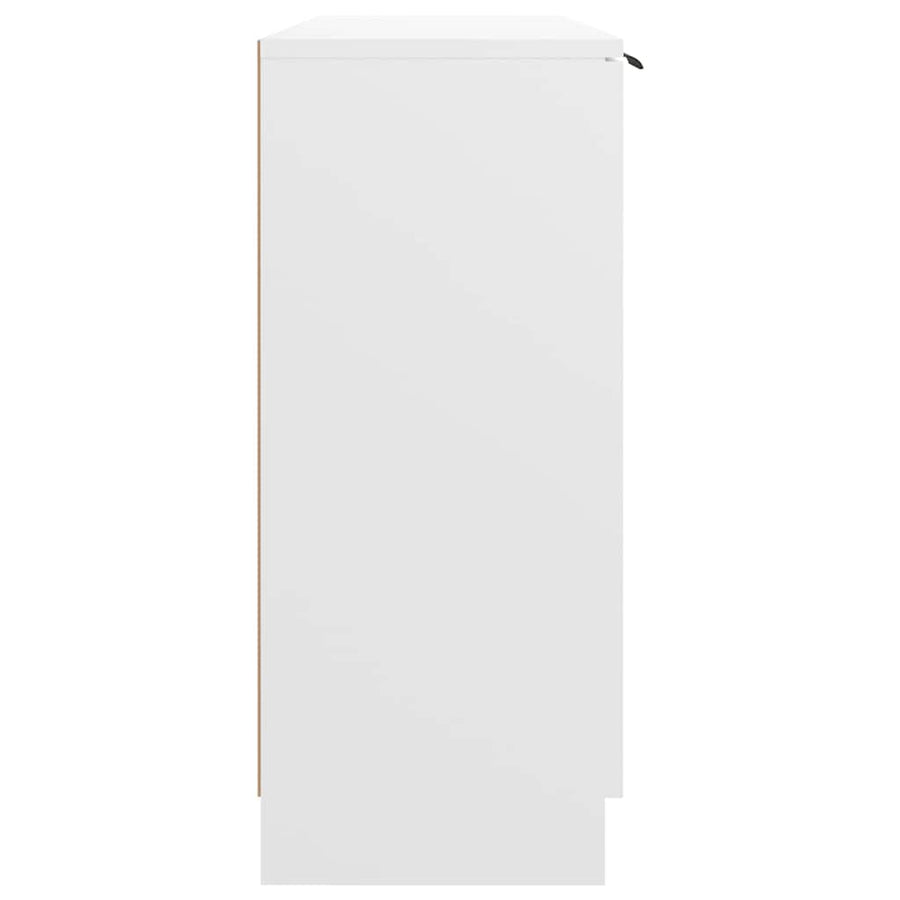 Sideboard White 90.5x30x70 cm Engineered Wood