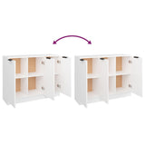 Sideboard White 90.5x30x70 cm Engineered Wood