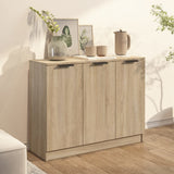 Sideboard Sonoma Oak 90.5x30x70 cm Engineered Wood - Side View