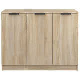 Sideboard Sonoma Oak 90.5x30x70 cm Engineered Wood - 45-Degree Angle