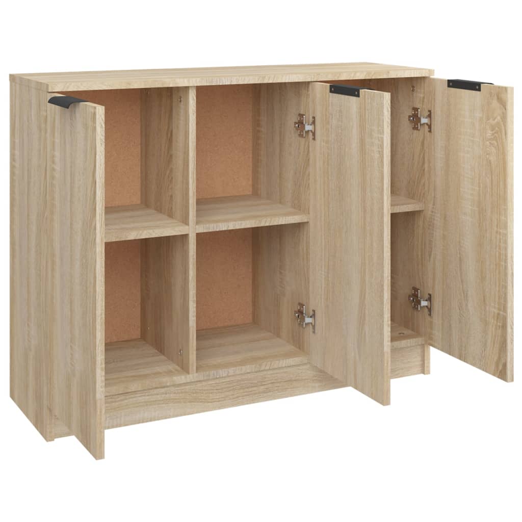 Sideboard Sonoma Oak 90.5x30x70 cm Engineered Wood