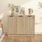 Sideboard Sonoma Oak 90.5x30x70 cm Engineered Wood