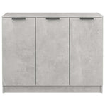 Sideboard Concrete Grey 90.5x30x70 cm Engineered Wood