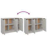 Sideboard Concrete Grey 90.5x30x70 cm Engineered Wood - Low Angle