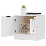 Bedside Cabinet White 40x39x40 cm - Close-Up Angle