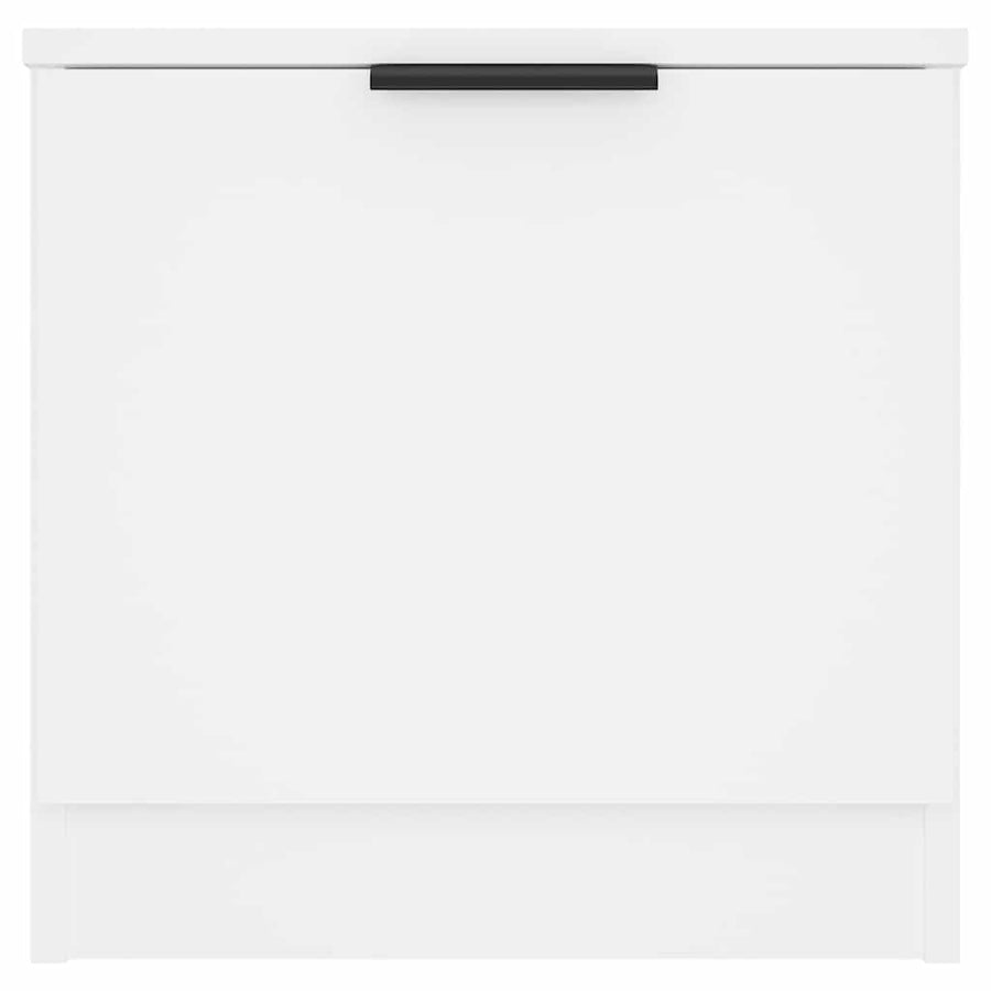 Bedside Cabinet White 40x39x40 cm