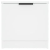 Bedside Cabinets 2 pcs White 40x39x40 cm - Close-Up Angle