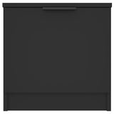 Bedside Cabinets 2 pcs Black 40x39x40 cm - Close-Up Angle