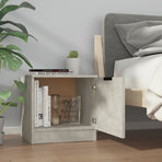 Bedside Cabinets 2 pcs Concrete Grey 40x39x40 cm
