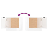 Bedside Cabinets 2 pcs High Gloss White 40x39x40 cm - Extra Image