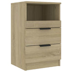 Bedside Cabinet Sonoma Oak Engineered Wood