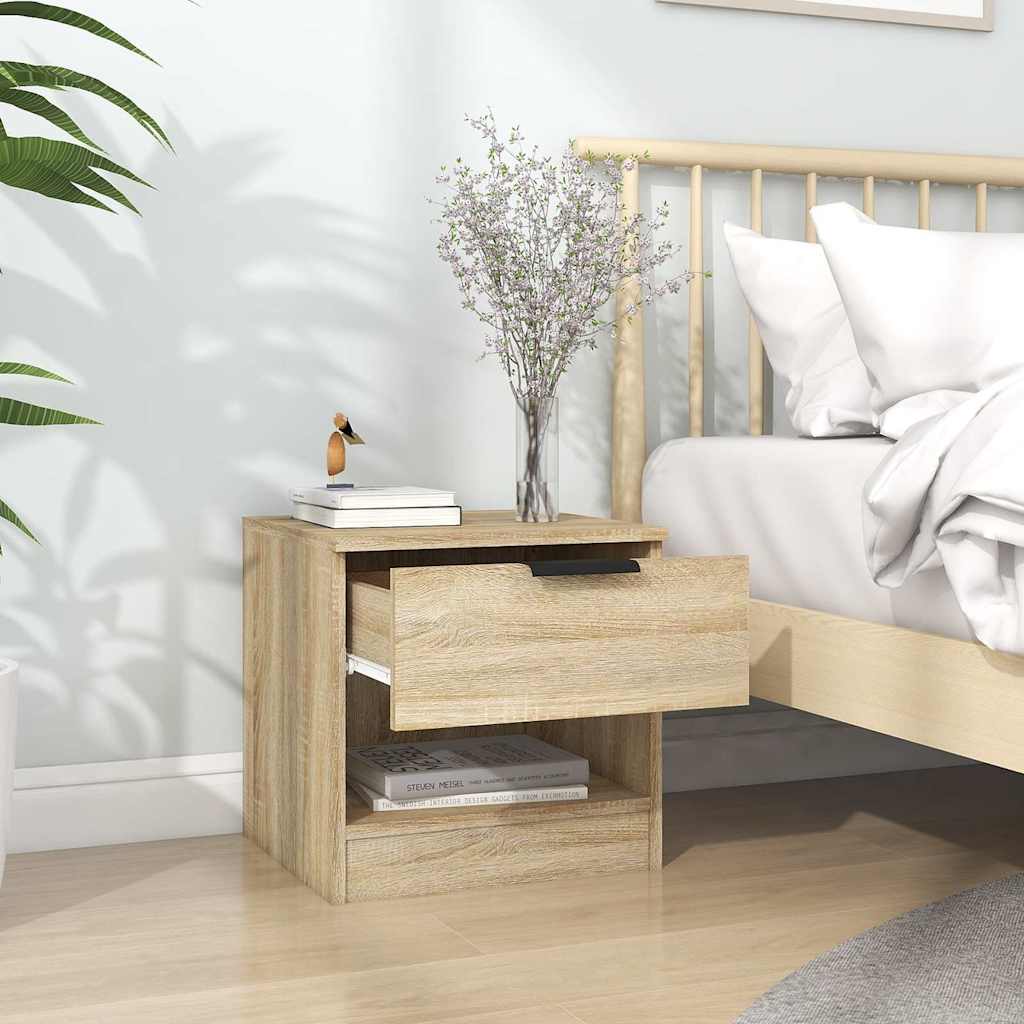 Bedside cabinets 40 x 39 x 40cm Engineered Wood