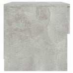 Bedside Cabinet Concrete Grey Engineered Wood