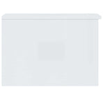 Coffee Table High Gloss White 50x50x36 cm Engineered Wood